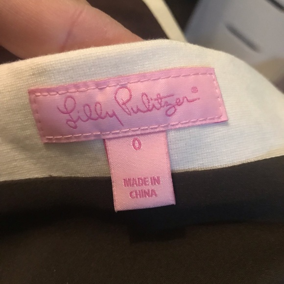 Brown Lilly Pulitzer rayon/poly dress - Picture 6 of 6